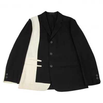 ヨウジヤマモト プールオムYohji Yamamoto POUR HOMME 麻世妙3Bジャケット
