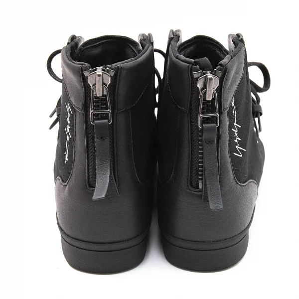 ヨウジヤマモト プールオム×アディダスYohji Yamamoto POUR HOMME×adidas Middoberuto ミッドベルトスニーカー 黒26 K-100309_004