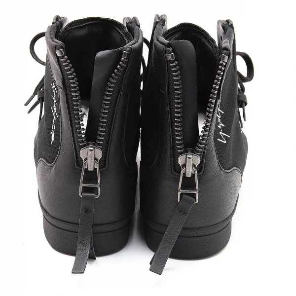ヨウジヤマモト プールオム×アディダスYohji Yamamoto POUR HOMME×adidas Middoberuto ミッドベルトスニーカー 黒26 K-100309_005