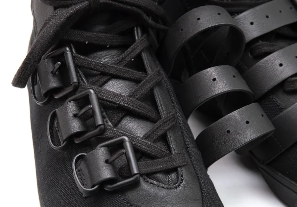 ヨウジヤマモト プールオム×アディダスYohji Yamamoto POUR HOMME×adidas Middoberuto ミッドベルトスニーカー 黒26 K-100309_010
