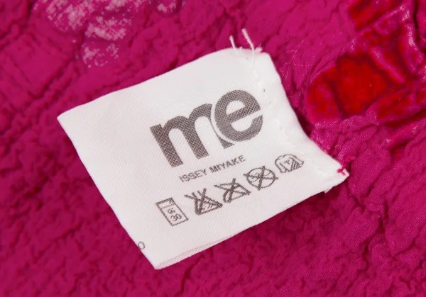 イッセイミヤケ ミーISSEY MIYAKE me ベロアフロッキーカリフラワースカート ピンクF K-100396_014