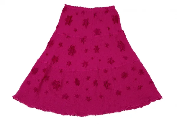 イッセイミヤケ ミーISSEY MIYAKE me ベロアフロッキーカリフラワーセットアップ ピンクF K-100397_011