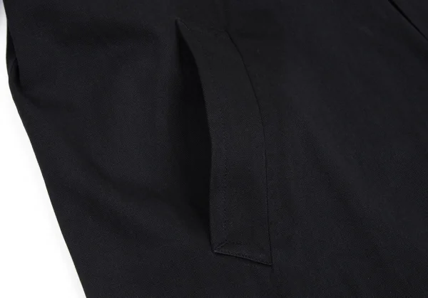 コムデギャルソン オムプリュスCOMME des GARCONS HOMME PLUS ライナー付きコットンステンカラーコート 黒M K-100404_012