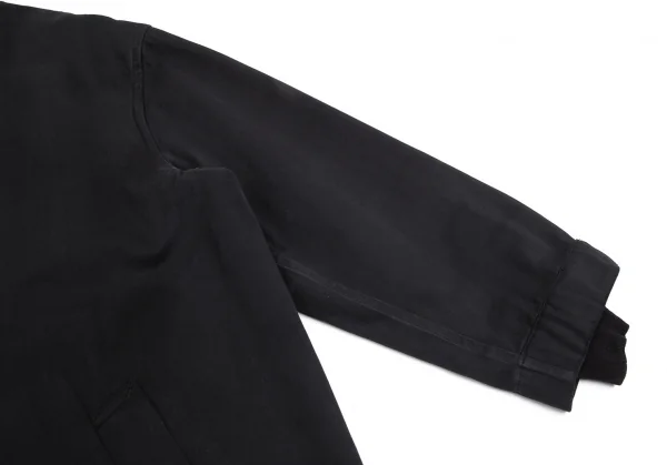 コムデギャルソン オムプリュスCOMME des GARCONS HOMME PLUS ライナー付きコットンステンカラーコート 黒M K-100404_007