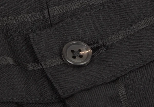 Yohji Yamamoto POUR HOMME Striped Silk Satin Switching Pants K-100415_003