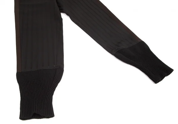 Yohji Yamamoto POUR HOMME Striped Silk Satin Switching Pants K-100415_007