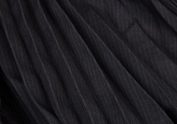 ジュンヤワタナベ コムデギャルソンJUNYA WATANABE COMME des GARCONSピンストライプアコーディオンプリーツポンチョ チャコールM K-100444_015