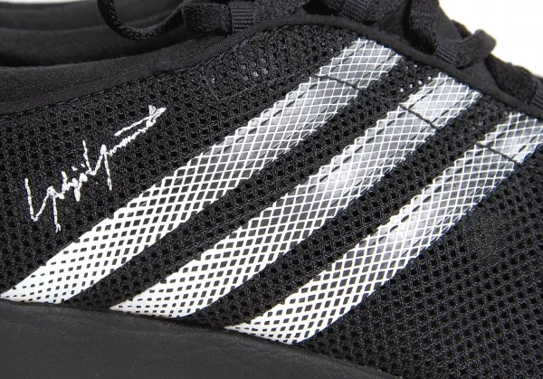 ヨウジヤマモト ファム×アディダスYohji Yamamoto FEMME×adidas マンゴスチン メッシュスニーカー 黒26.5 K-100450_005