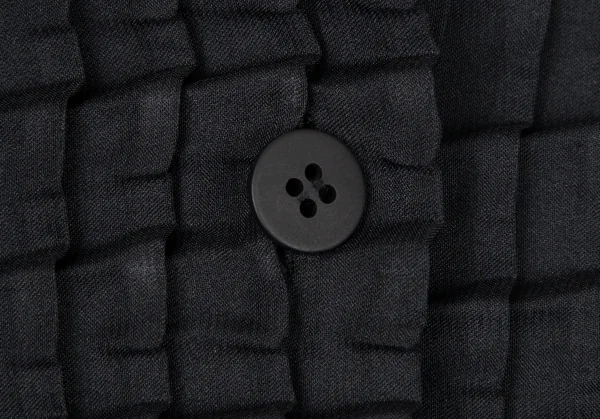 イッセイミヤケ ミーISSEY MIYAKE me 立体プリーツドルマンカーディガン 黒F K-100460_004