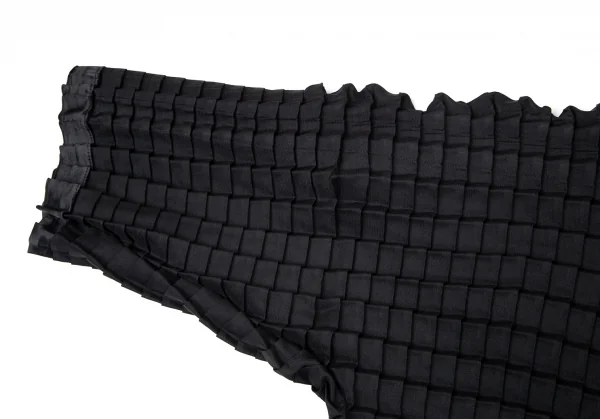 イッセイミヤケ ミーISSEY MIYAKE me 立体プリーツドルマンカーディガン 黒F K-100460_005