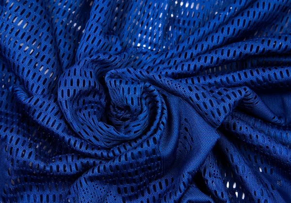 イッセイミヤケ ミーISSEY MIYAKE me A-POC INSIDE カッティングドットメッシュドルマン半袖トップス 青F K-100464_011