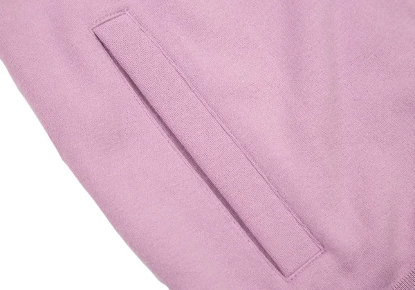 バーバリー ブラックレーベルBURBERRY BLACK LABEL コットン胸ロゴ刺繍ラインスウェットジップアップブルゾン パープル2 K-100514_010