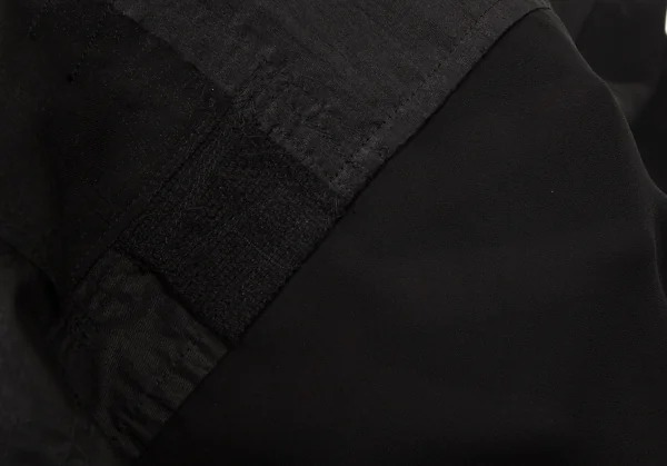 ジュンヤワタナベ コムデギャルソンJUNYA WATANABE COMME des GARCONS パッチワークレイヤードラップスカート 黒S K-100567_013