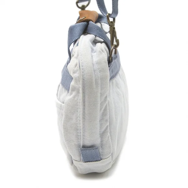 ピンクハウスPINK HOUSE フラワーパッチデニムショルダーバッグ 淡インディゴ K-100583_004