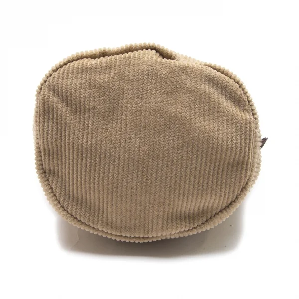 ピンクハウスPINK HOUSE ロゴ刺繍コーデュロイショルダーバッグ ベージュ K-100584_007