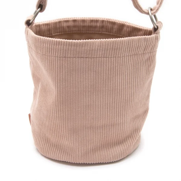 ピンクハウスPINK HOUSE ロゴ刺繍コーデュロイショルダーバッグ ピンクベージュ K-100585_006