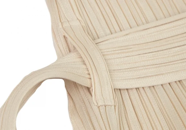 プリーツプリーズPLEATS PLEASE プリーツトレンチコート クリーム4 K-100655_015