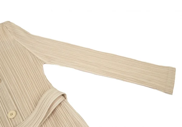 プリーツプリーズPLEATS PLEASE プリーツトレンチコート クリーム4 K-100655_006