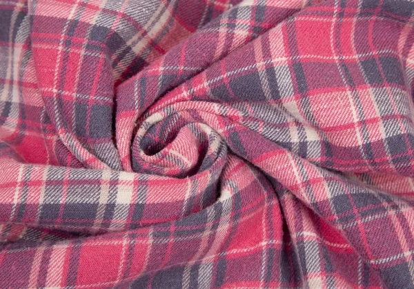 リミフゥLIMI feu ピリングコットン袖ロールアップチェックシャツ ピンクS K-100684_013