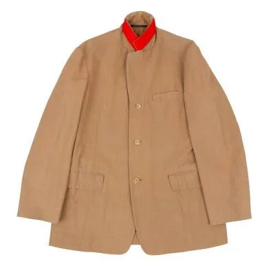 ヨウジヤマモト プールオムYohji Yamamoto POUR HOMME アジアの不良期テープデザインジャケット