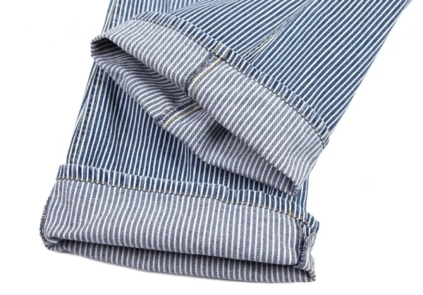ゴルチエジーンズGAULTIER JEAN'S ヒッコリーデニムセーラーパンツ インディゴ白40 K-100768_008
