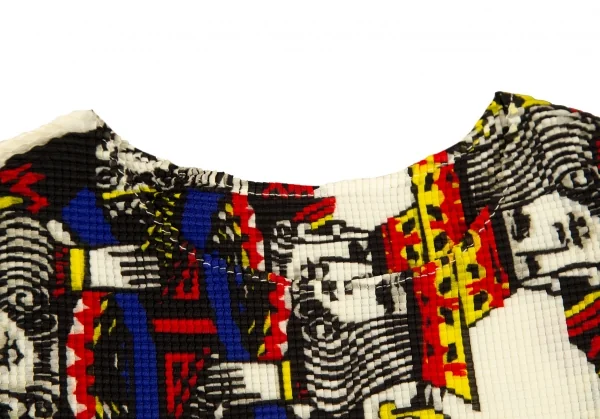 ISSEY MIYAKE PLEATS(T.) King Print Box Pleats T Shirt K-100794_003
