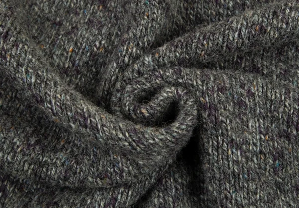 ポールスミス コレクション Paul Smith COLECTION ケーブル編み切替ニットカーディガン グレーL K-100889_010