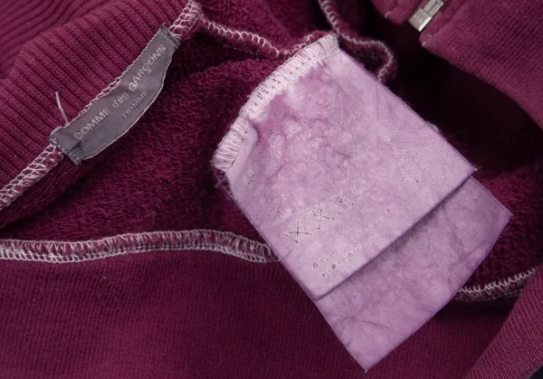 コムデギャルソン オムCOMME des GARCONS HOMME 製品染めテープスリーブコットンジャケット パープルM位 K-101013_019