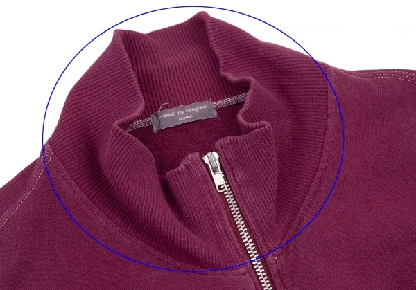 コムデギャルソン オムCOMME des GARCONS HOMME 製品染めテープスリーブコットンジャケット パープルM位 K-101013_003