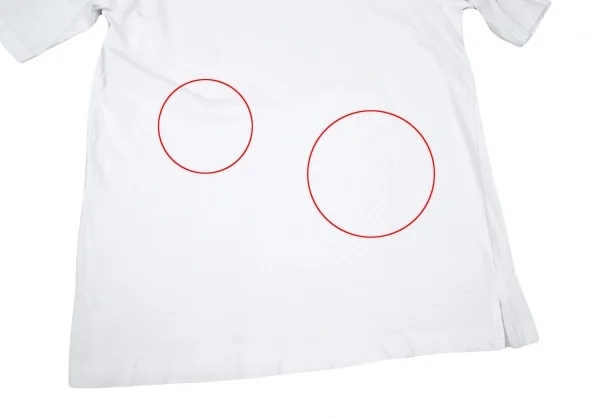 ヨウジヤマモト プールオムYohji Yamamoto POUR HOMMEロゴ刺繍コットンベーシックTシャツ 白M K-101030_009