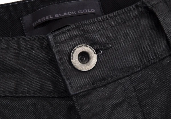 ディーゼル ブラックゴールドDIESEL BLACK GOLD クラッシュコーティングスキニーパンツ 黒31 K-101106_004