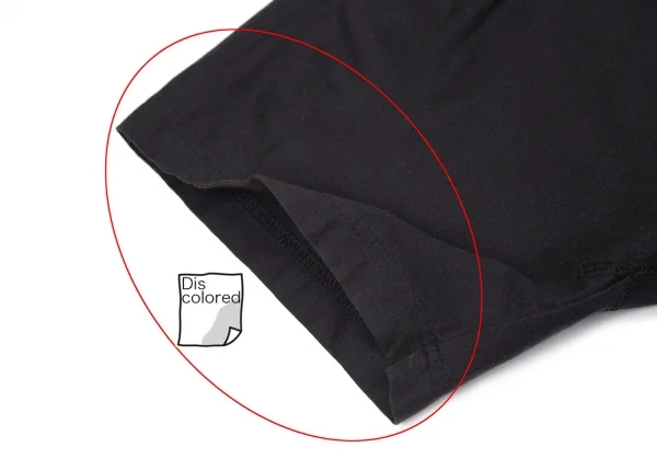 ワイスリーY-3 コットンバックプリントビックシルエットサイドスリットTシャツ 黒XS K-101112_010