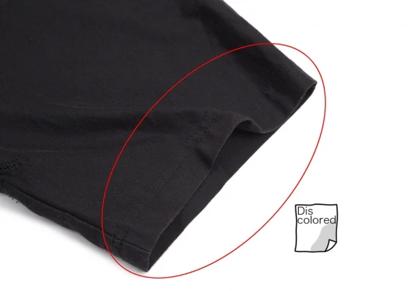 ワイスリーY-3 コットンバックプリントビックシルエットサイドスリットTシャツ 黒XS K-101112_011