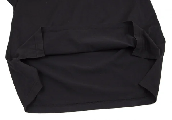 ワイスリーY-3 コットンバックプリントビックシルエットサイドスリットTシャツ 黒XS K-101112_017
