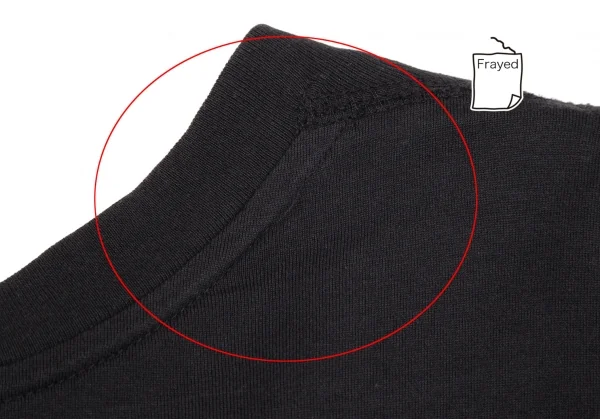 ワイスリーY-3 コットンバックプリントビックシルエットサイドスリットTシャツ 黒XS K-101112_003