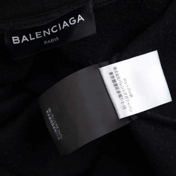 バレンシアガBALENCIAGA キャンペーンロゴプルオーバーパーカー 黒L K-101117_015