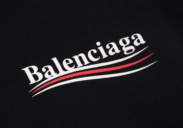 バレンシアガBALENCIAGA キャンペーンロゴプルオーバーパーカー 黒L K-101117_007