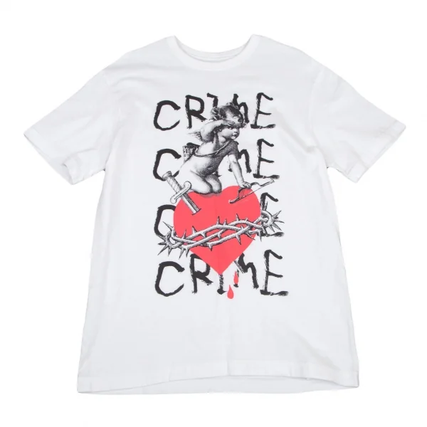 サイトs'yte エンジェルハートプリントTシャツ 白3 K-101131_001