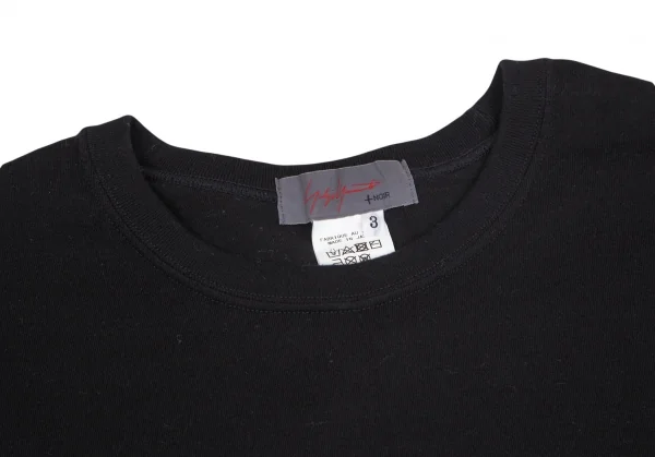 ヨウジヤマモト ノアールYohji Yamamoto NOIR 内田すずめ 薔薇と蜂プリントTシャツ 黒3 K-101135_003