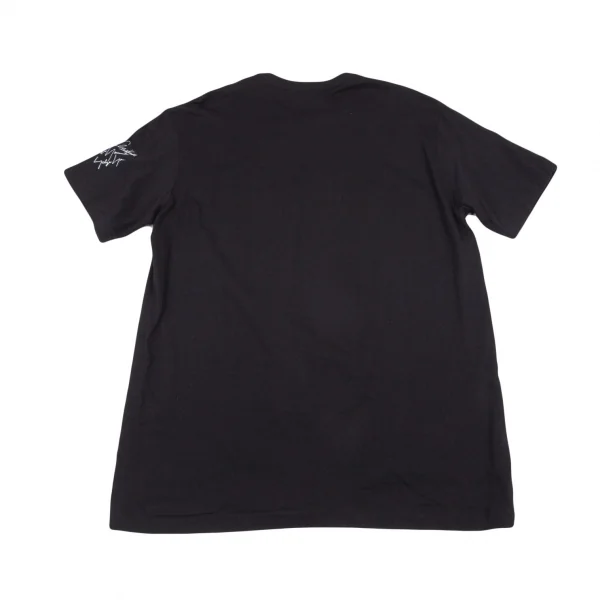 ヨウジヤマモト ノアールYohji Yamamoto NOIR 朝倉優佳 ブルドッグプリントTシャツ 黒3 K-101137_010