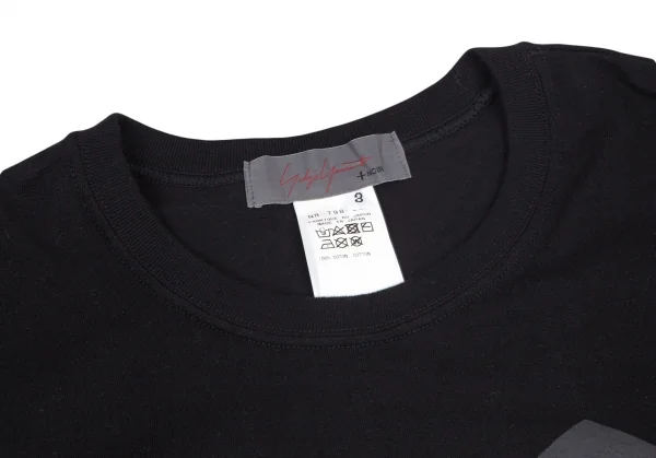 ヨウジヤマモト ノアールYohji Yamamoto NOIR 朝倉優佳 ブルドッグプリントTシャツ 黒3 K-101137_003