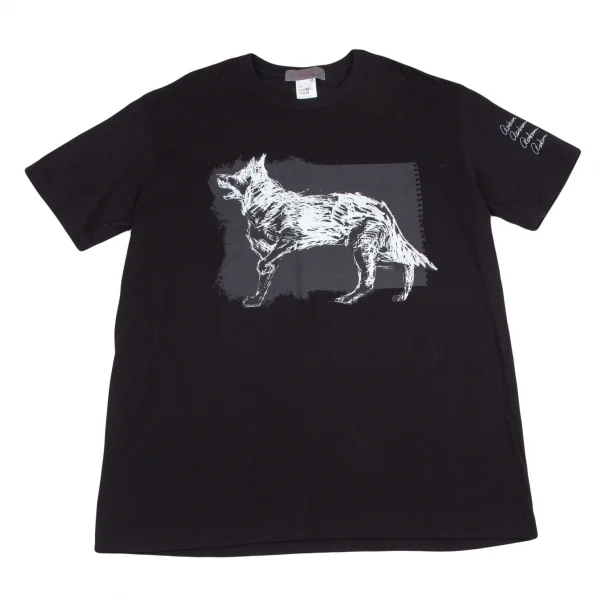 Yohji Yamamoto NOIR Yuuka Asakura Printed T-shirt Black 3 K-101138_001