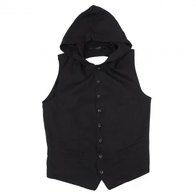 レギュレーション ヨウジヤマモトメンREGULATION Yohji Yamamoto MEN テンセルギャバフーデッドベスト
