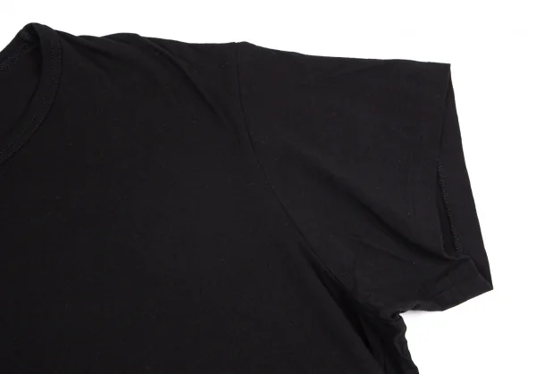 ヨウジヤマモト プールオムYohji Yamamoto POUR HOMME コットンカルティマ天竺クルーネックTシャツ 黒3 K-101152_004