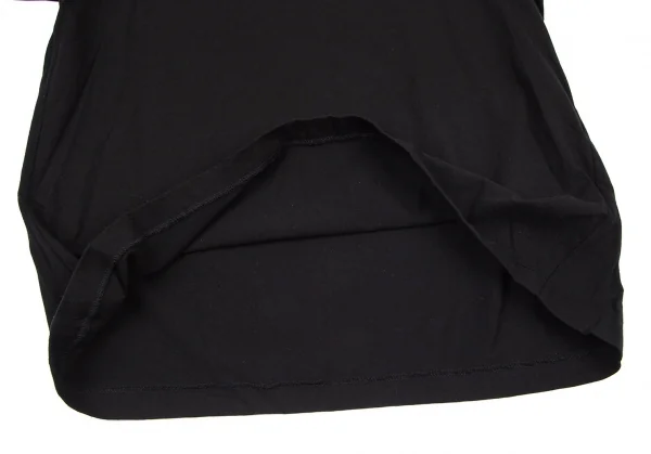 ヨウジヤマモト プールオムYohji Yamamoto POUR HOMME コットンカルティマ天竺クルーネックTシャツ 黒3 K-101152_006