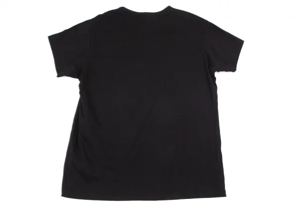 ヨウジヤマモト プールオムYohji Yamamoto POUR HOMME コットンカルティマ天竺クルーネックTシャツ 黒3 K-101152_007