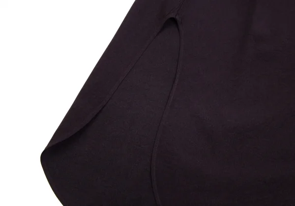 ヨウジヤマモト プールオムYohji Yamamoto POUR HOMME 内田すずめ サヨウナラバプリントロングシャツ ブリーチブラック1 K-101159_009