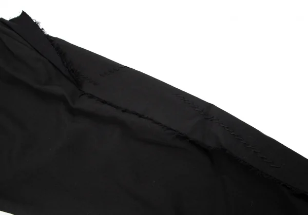 ヨウジヤマモト プールオムYohji Yamamoto POUR HOMME 2015A/W復刻重レイヤードウールギャバステッチパンツ 黒3 K-101179_007