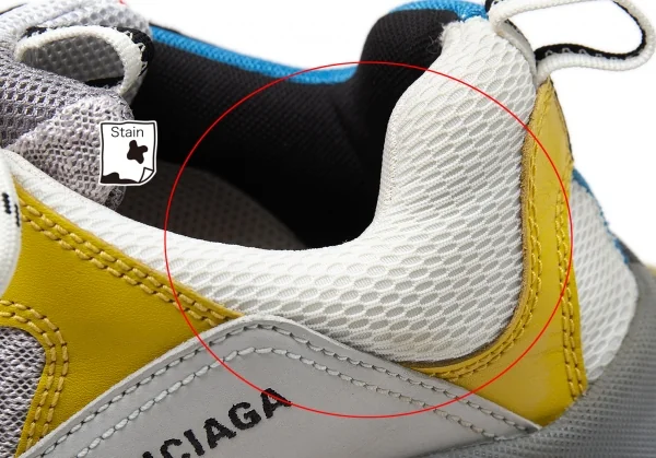 バレンシアガBALENCIAGA トリプルS ダッドスニーカー オフ赤黄他28.5 K-101195_012