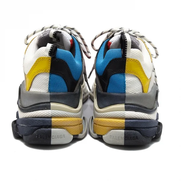 バレンシアガBALENCIAGA トリプルS ダッドスニーカー オフ赤黄他28.5 K-101195_005